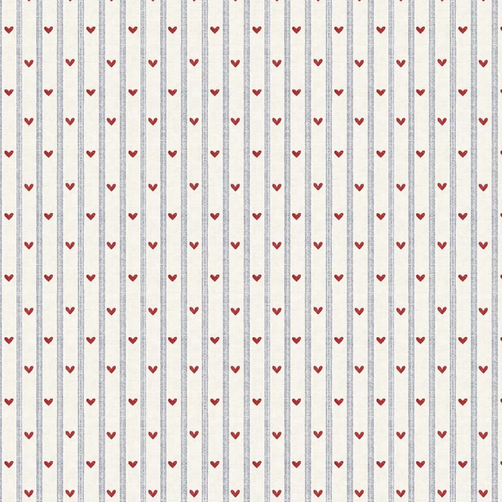 Dekornik Behang Hearts & Stripes Morning
