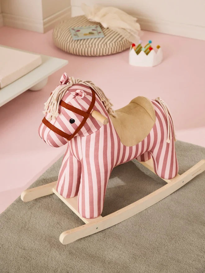 Kid's Concept hobbelpaard Mila met stevige handgrepen