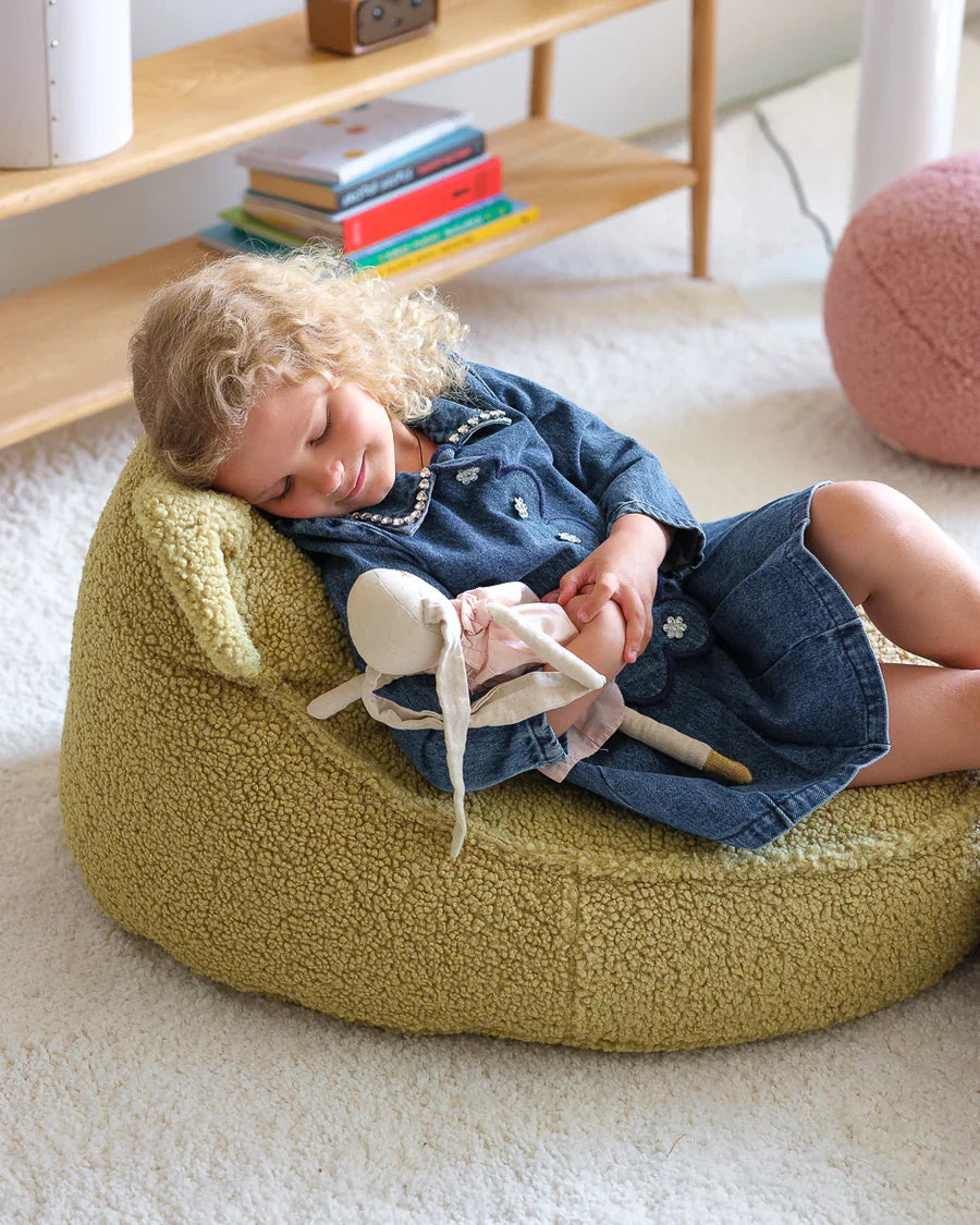 Wigiwama Bear Beanbag Chair | Matcha