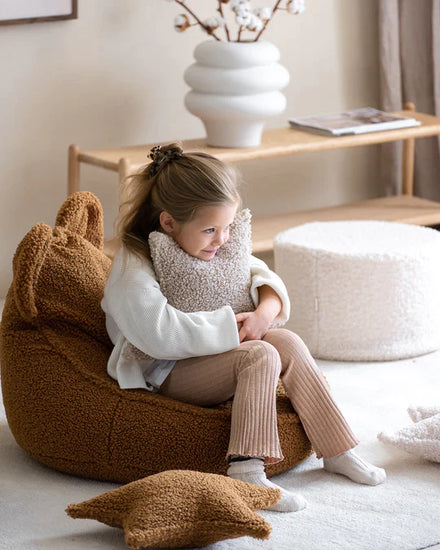 Wigiwama Bear Beanbag Chair | Maple Teddy