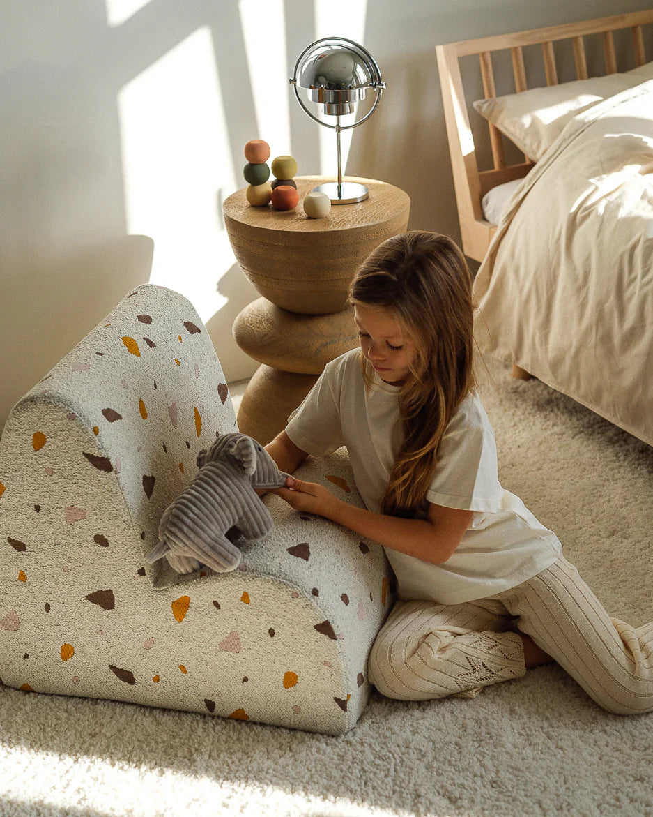 Wigiwama Cloud Beanbag Chair | Terrazzo Marble