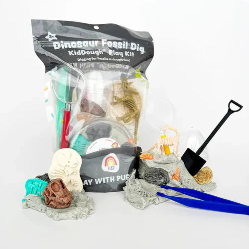 Earth Grown KidDoughs Klei Speelset | Dino Fossiel