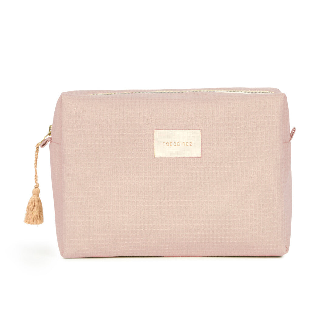 Nobodinoz Waterproof Vanity Case Toilettas Diva Opera | Mauve Pink