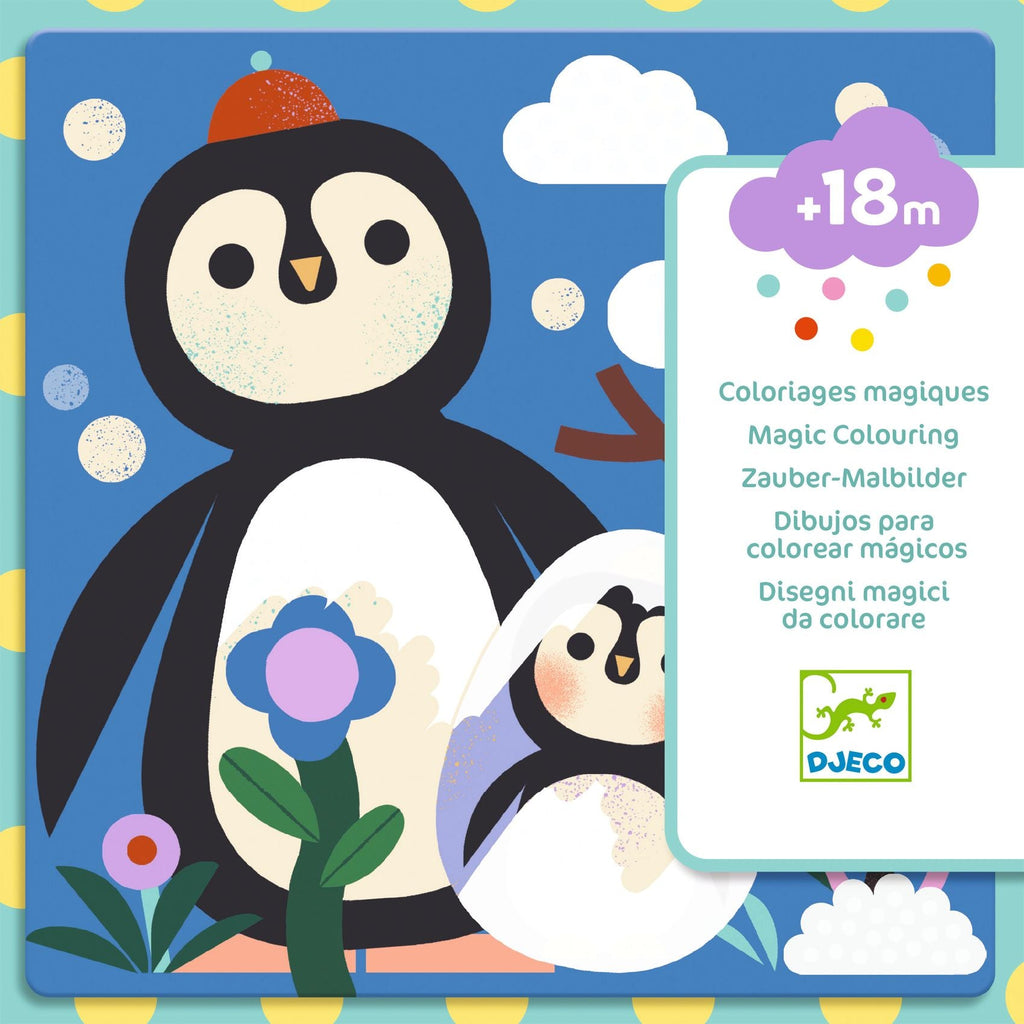 Djeco Magisch Kleuren | Kiekeboe! Dierenbaby’s van over de hele wereld