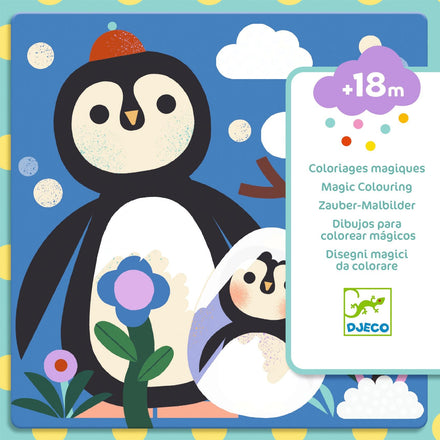 Djeco Magisch Kleuren | Kiekeboe! Dierenbaby’s van over de hele wereld