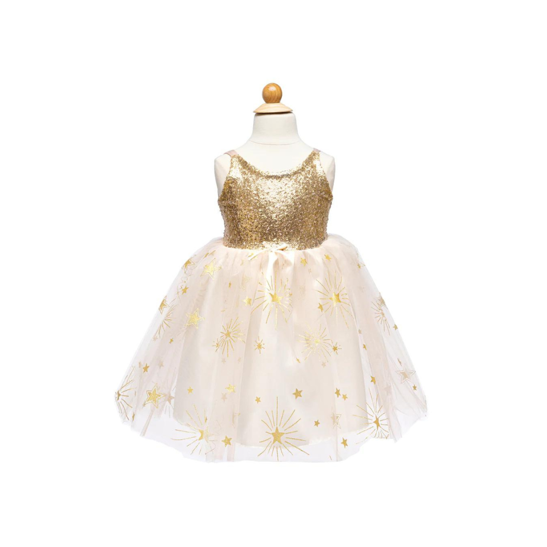 Great Pretenders Golden Glam Party Jurk | 3-4Y