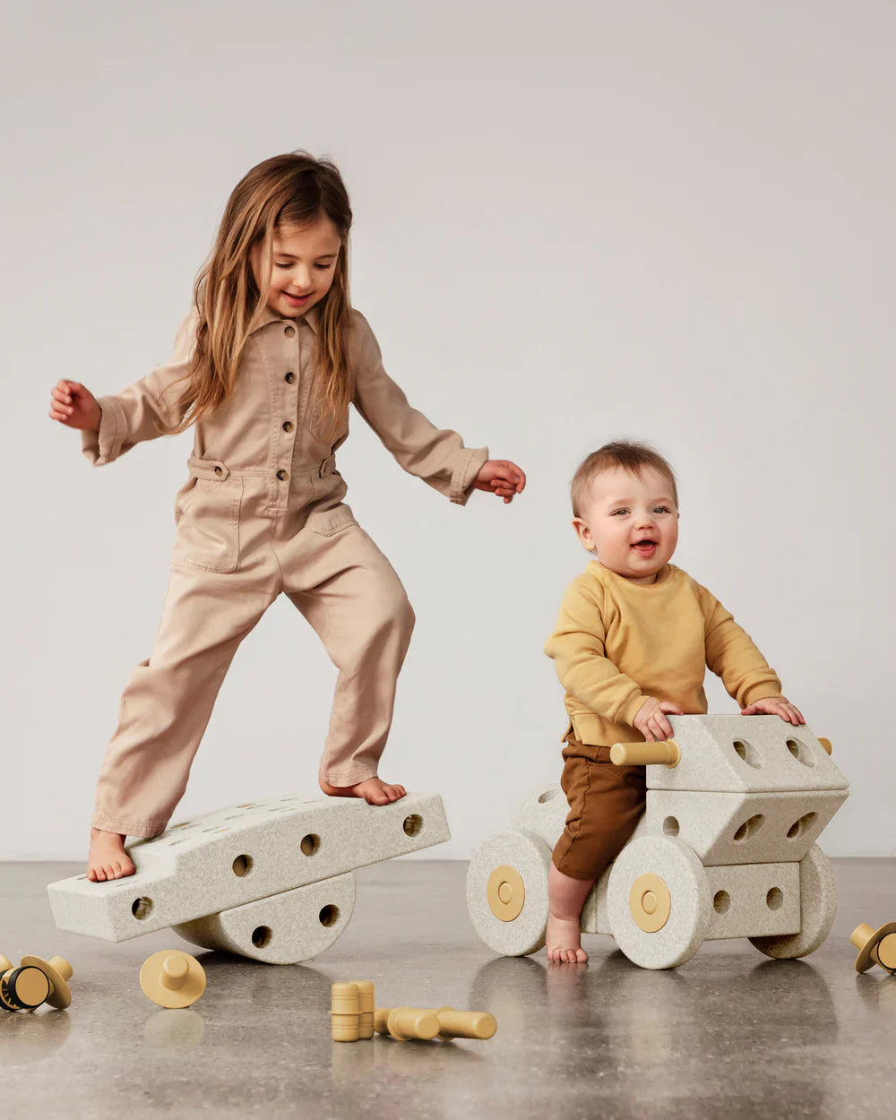 MODU Dreamer Set | Sand Grey / Honey Yellow