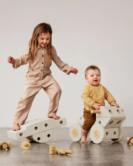 MODU Dreamer Set | Sand Grey / Honey Yellow