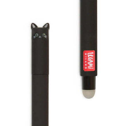 Legami Uitwisbare Erasable Gelpen Kitty 0,7 mm | Zwarte Inkt