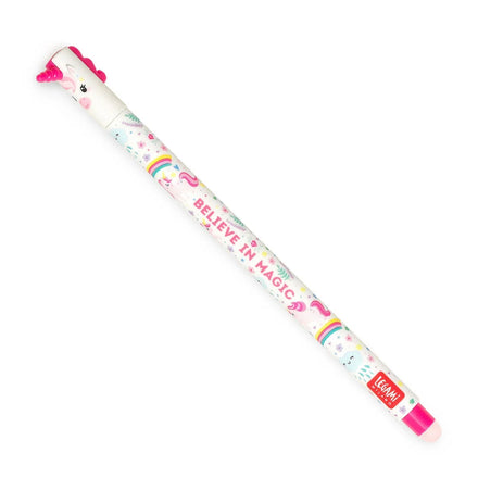 Legami Uitwisbare Erasable Gelpen Unicorn 0,7 mm | Roze Inkt