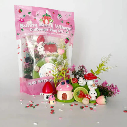 Earth Grown KidDoughs Klei Speelset | Bunny Berry Village