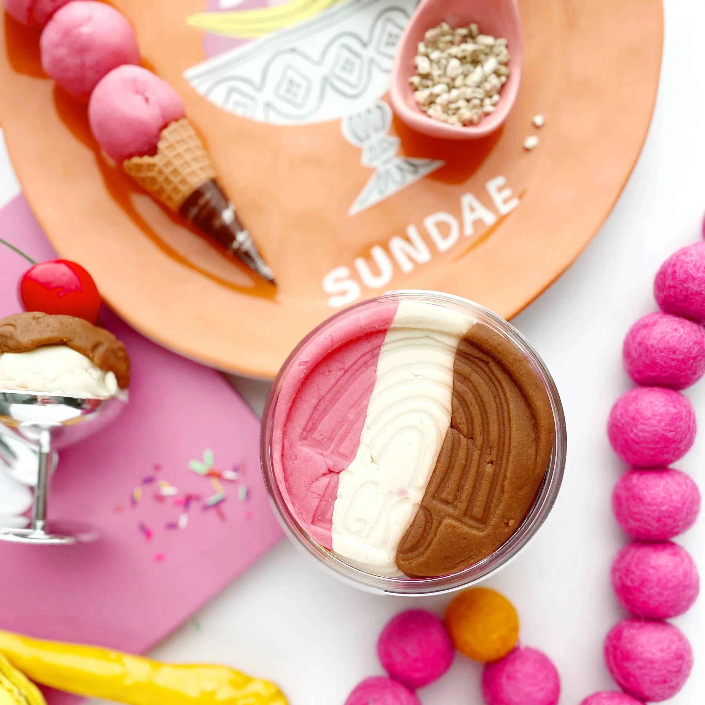 Earth Grown KidDoughs Klei Speelset | Ice Cream Sundae