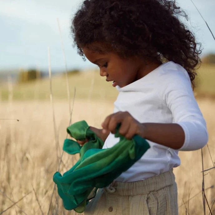 Sarah's Silks Mini Earth Playsilks | Forest