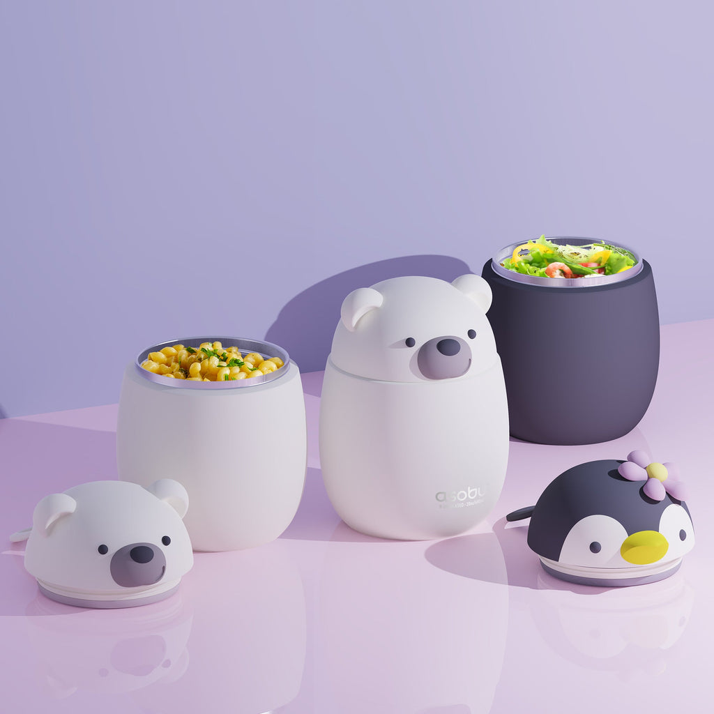 Asobu Food Jar 600 ml | Konijn