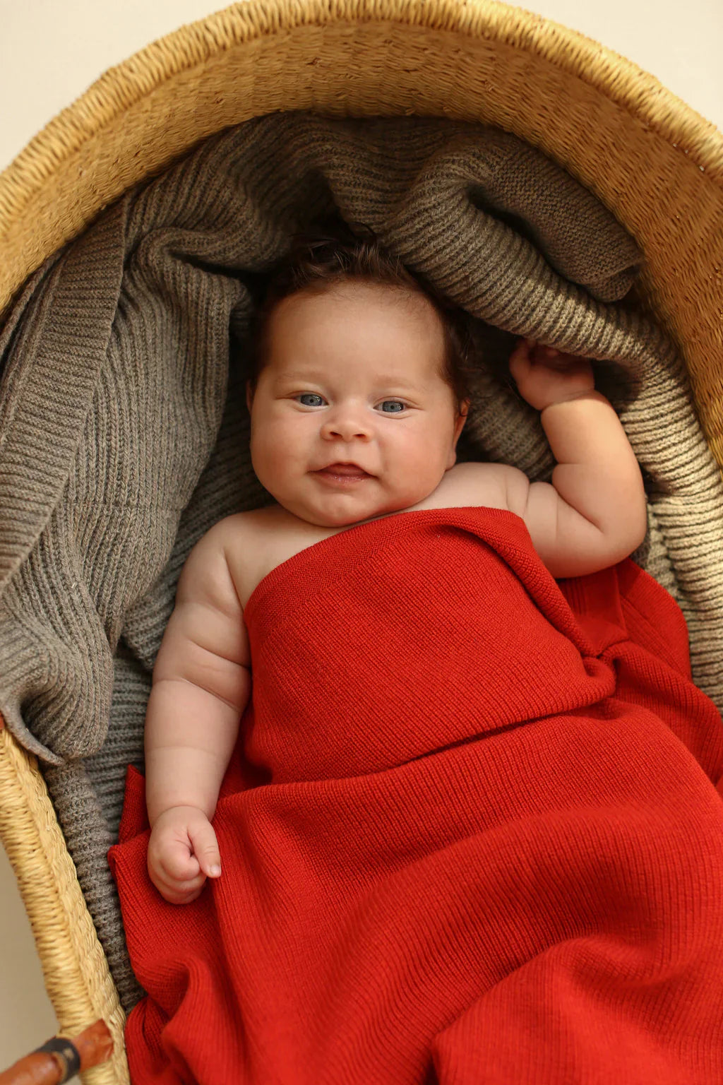 Hvid Deken Felix | Rood