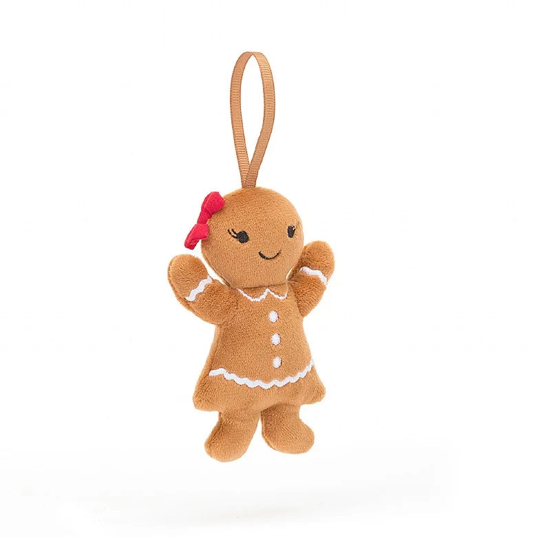 Jellycat Knuffel Festive Folly Gingerbread Ruby