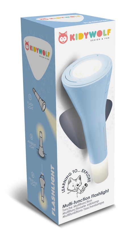 Kidywolf Flashlight Zaklamp | Blue