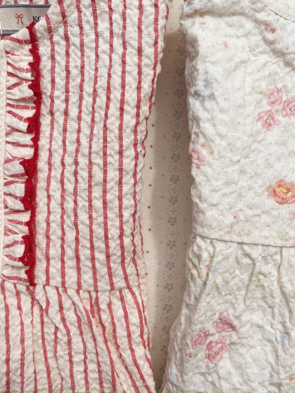 Konges Sløjd Rompertje Ellie Frill | Amour Stripe