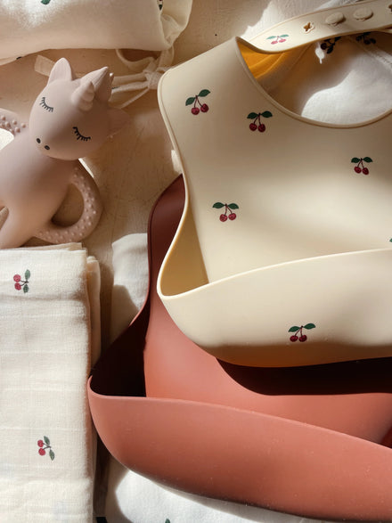 Konges Sløjd Siliconen Slab 2-Pack | Cherry / Mocca