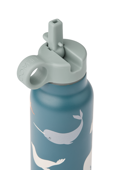 Liewood Falk Drinkfles 350ml | Arctic Sea / Ocean View