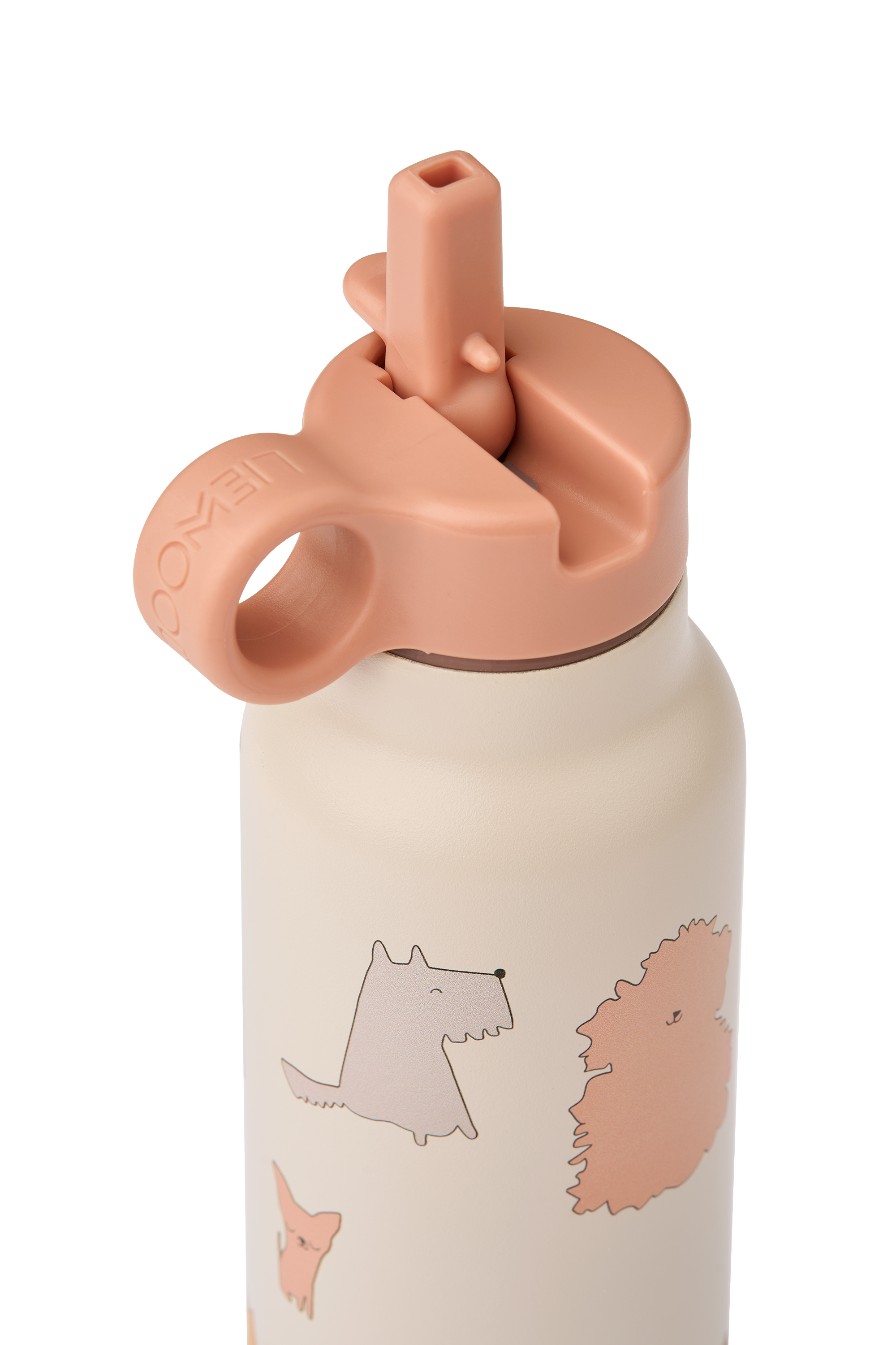 Liewood Falk Drinkfles 350ml | Cats And Dogs / Sandy