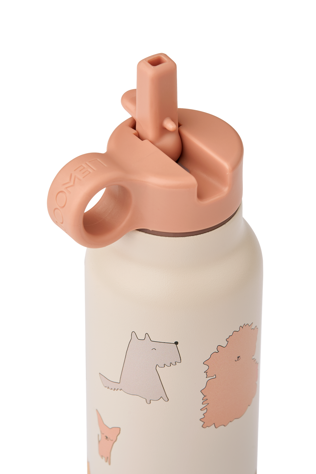 Liewood Falk Drinkfles 350ml | Cats And Dogs / Sandy
