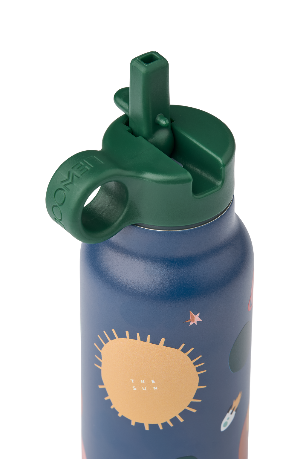 Liewood Falk Drinkfles 350ml | Universe / Classic Navy