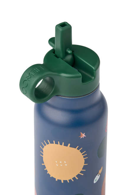 Liewood Falk Drinkfles 350ml | Universe / Classic Navy