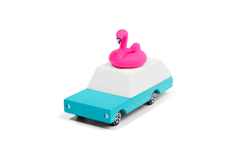 Candylab Toys Speelgoedauto | Flamingo Wagon
