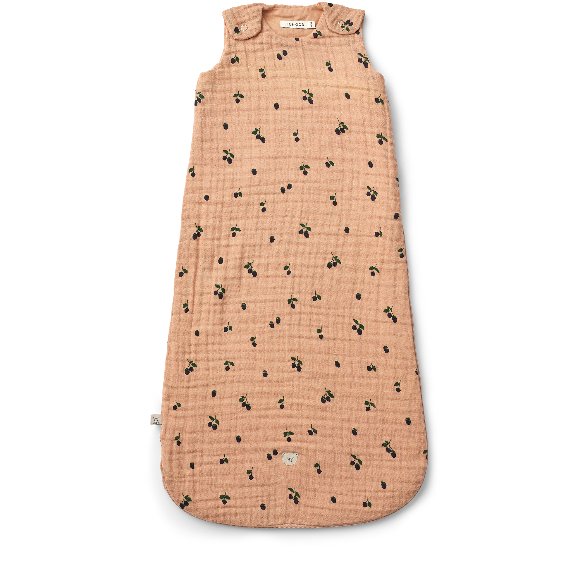 Liewood Flora Printed Slaapzak 0M+ | Mini Berry / Pale Tuscany