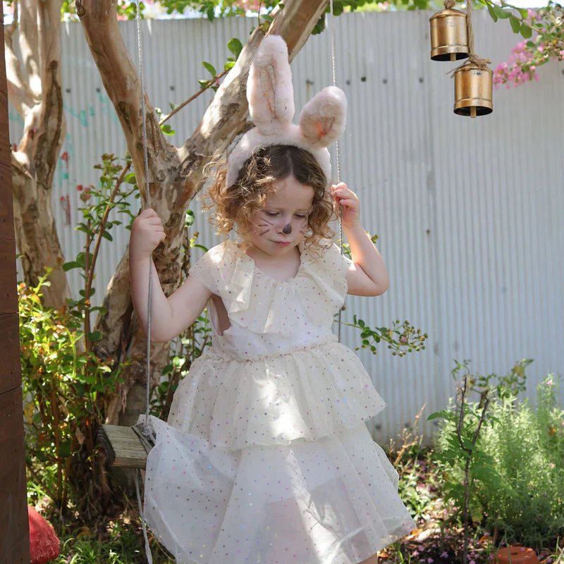 Olli Ella Fluffle Headband | Bunny Roze