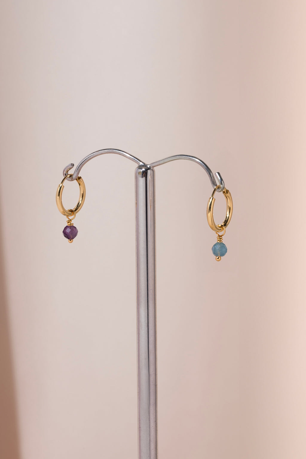 Galore Birthstone Hoop Earrings | Gold