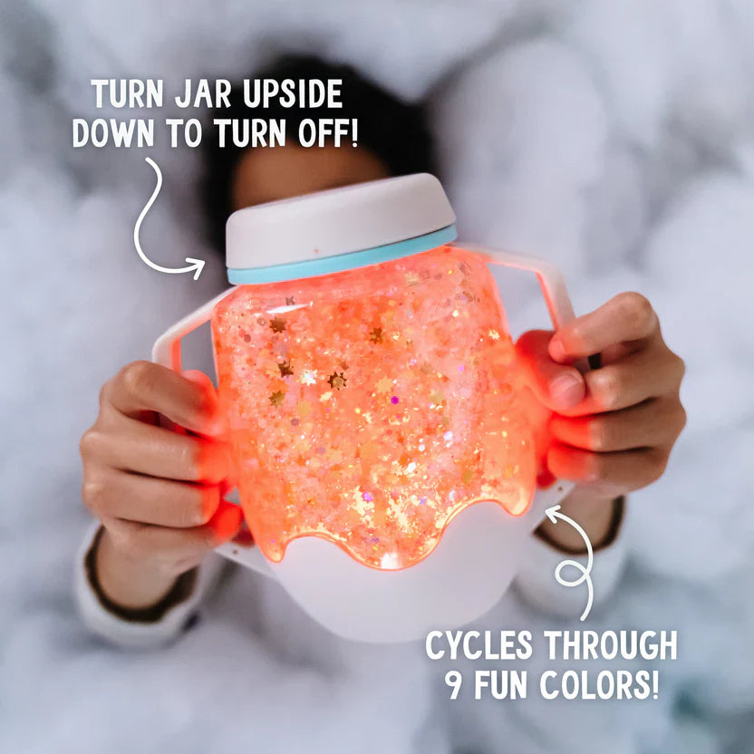 Glo Pals Sensorische Play Jar | Cozy Cloud
