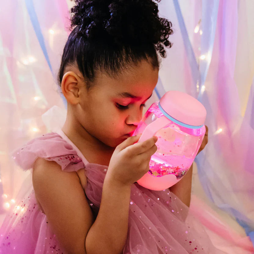 Glo Pals Sensorische Play Jar | Bubblegum