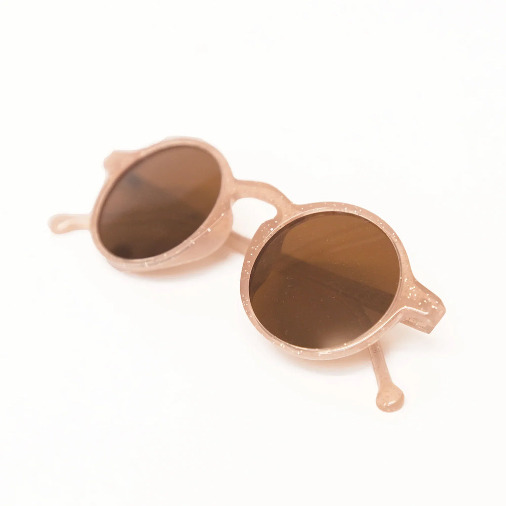 Mrs. Ertha Zonnebril Glee Sunnies | 2-10Y Glitter Blush