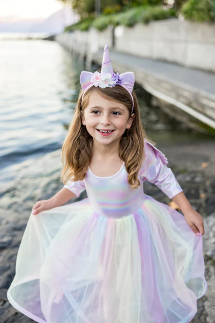 Great Pretenders Alicorn Jurk Wings En Haarband | 7-8Y