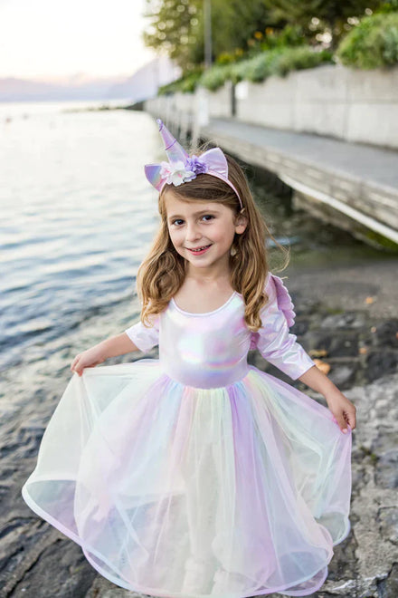 Great Pretenders Alicorn Jurk Wings En Haarband | 7-8Y