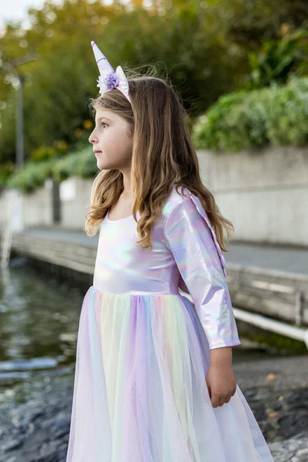 Great Pretenders Alicorn Jurk Wings En Haarband | 7-8Y