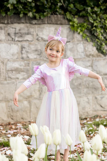 Great Pretenders Alicorn Jurk Wings En Haarband | 7-8Y