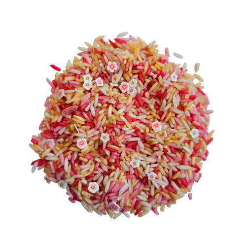 Grennn Speelrijst | 750g Pink Flower Mix