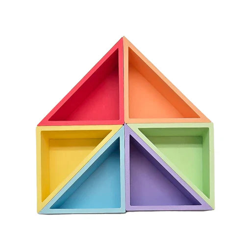 Grennn Speelbakje Mandigo Rechte driehoek| Pastel