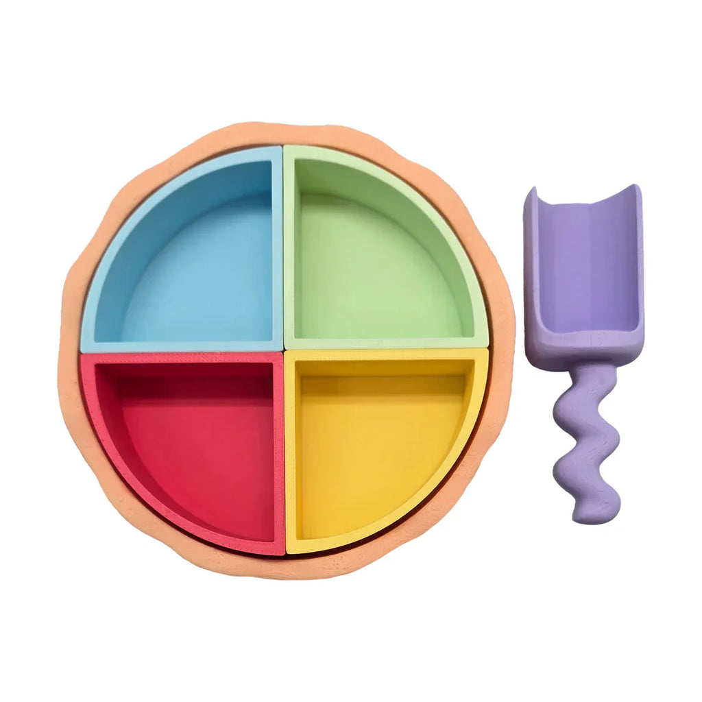 Grennn Speelbakje Mandigo Kwartcirkel Set | Pastel