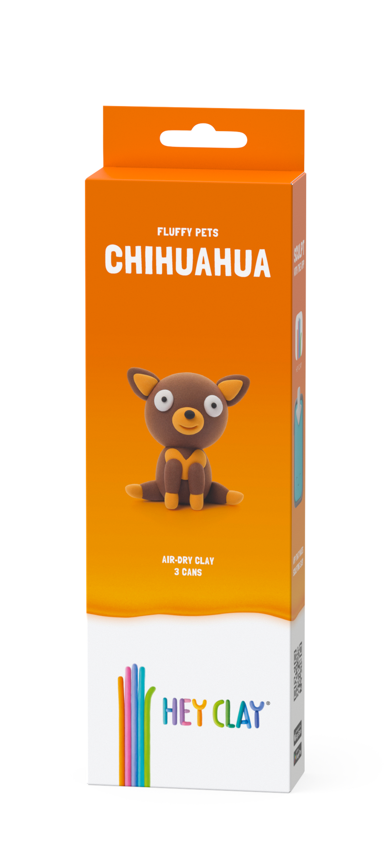 HeyClay 3 Potjes Speelklei | Chihuahua
