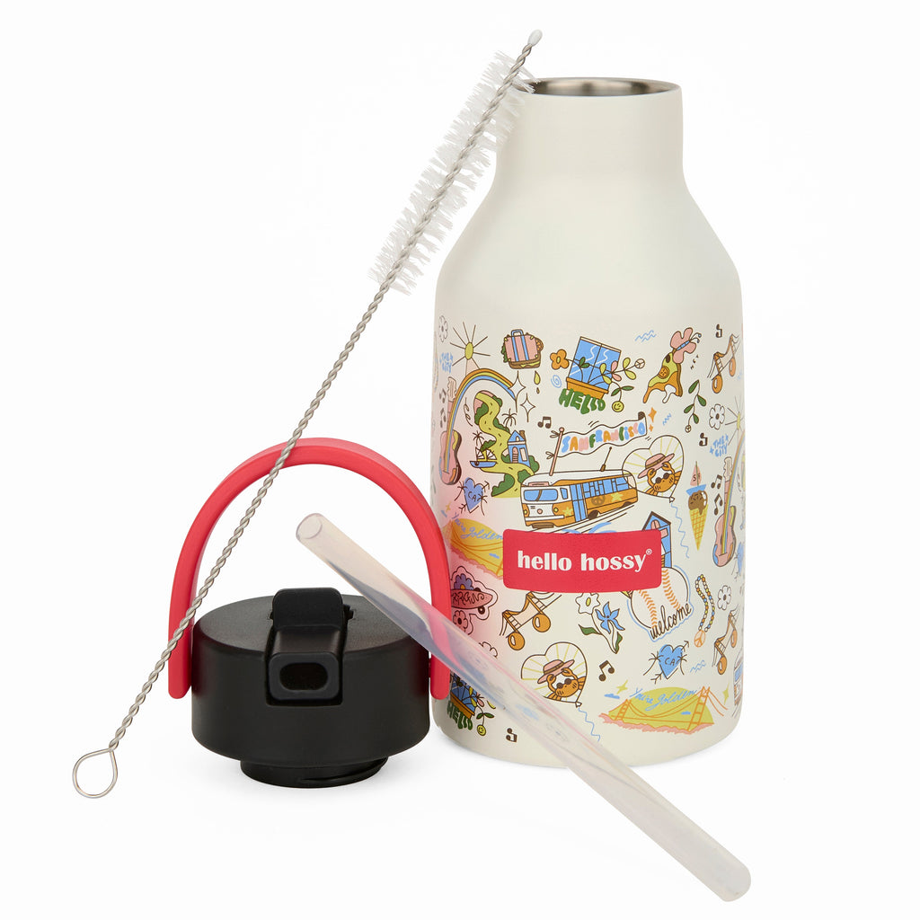 Hello Hossy Drinkfles 350ml | San Fransisco