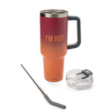 Fisura XXL Thermos I'm Hot | Garnet Gradient