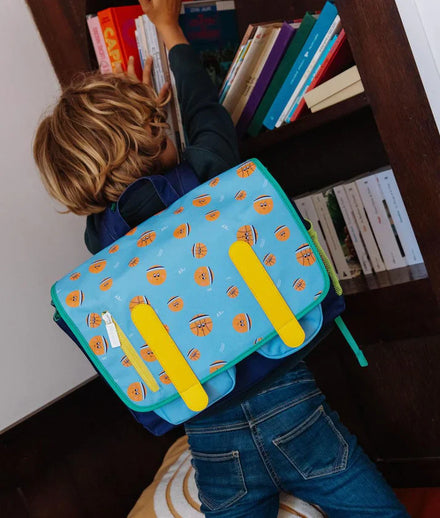 Hello Hossy Boekentas Bball Crew +6Y schooltas - drinkflesvak en zijkant