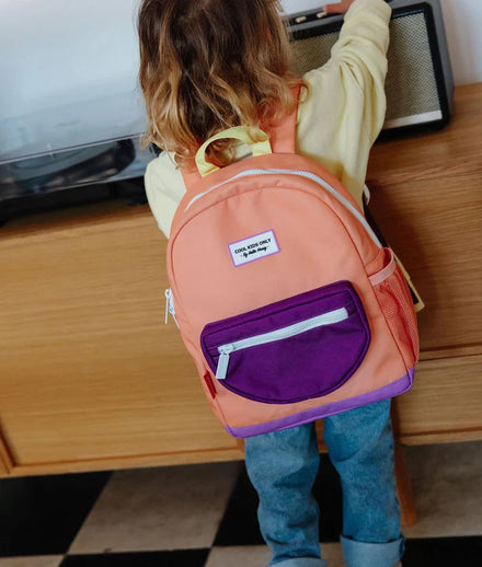 Hello Hossy Rugzak Mini Peach Pop | 2-5Y