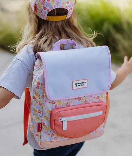 Hello Hossy Rugzak Retro Flowers | 2-5Y
