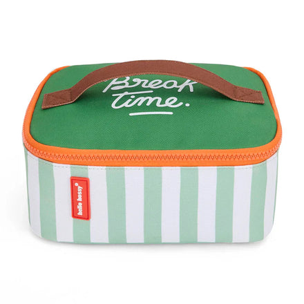 Hello Hossy Thermische Lunchtas Green Stripes