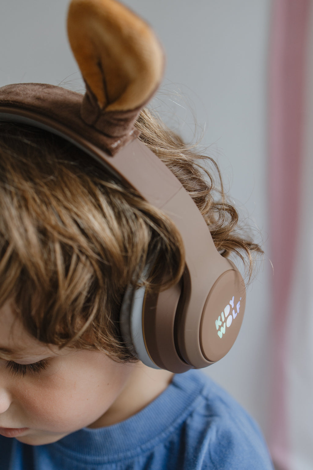 Kidywolf Kidyears Bluetooth Hoofdset Met Magnetische Oren 85 Db | Beer